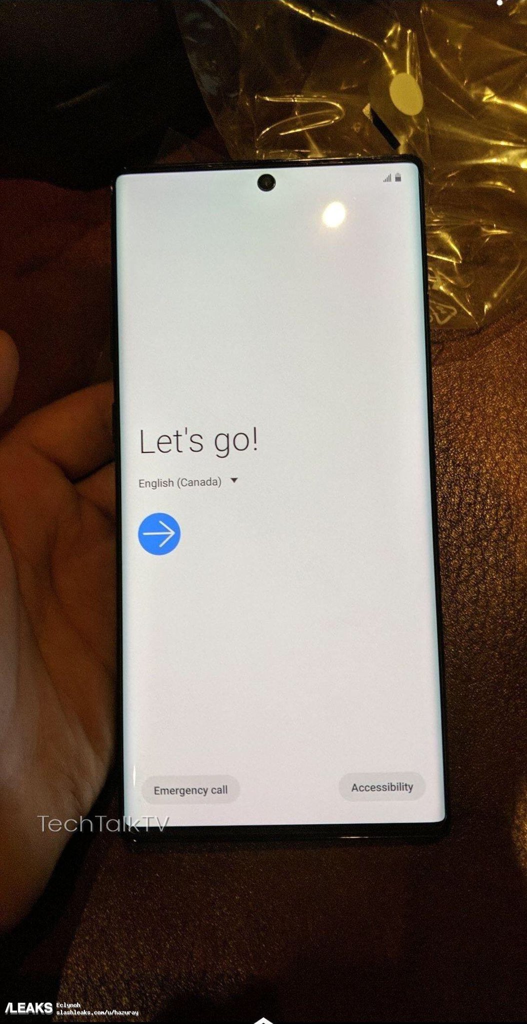 Samsung Galaxy Note 10+ live hands-on images leaked