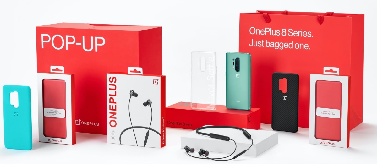 OnePlus 8 Pro Pop-Up box contents