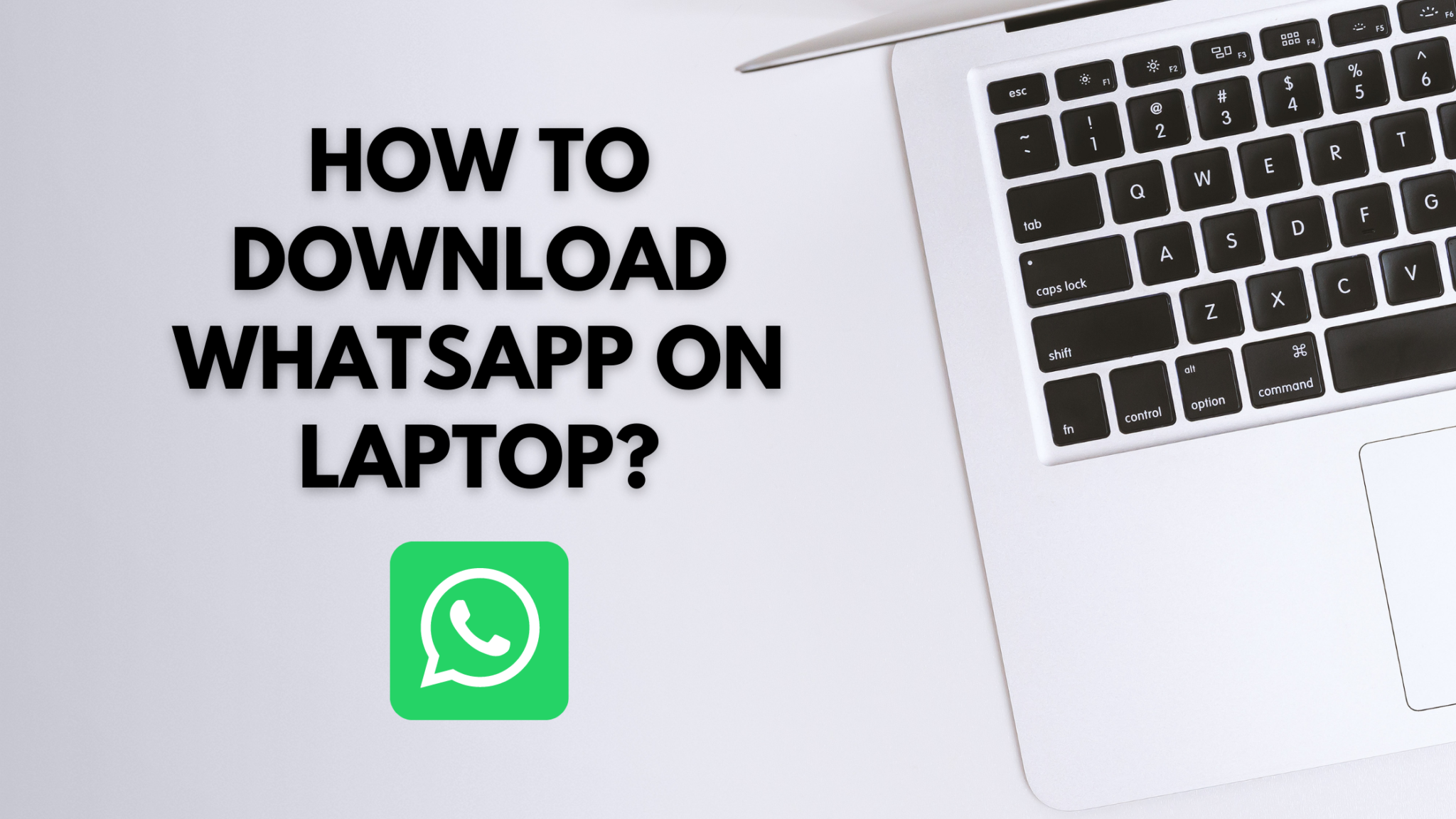 how to download whatsapp on laptop