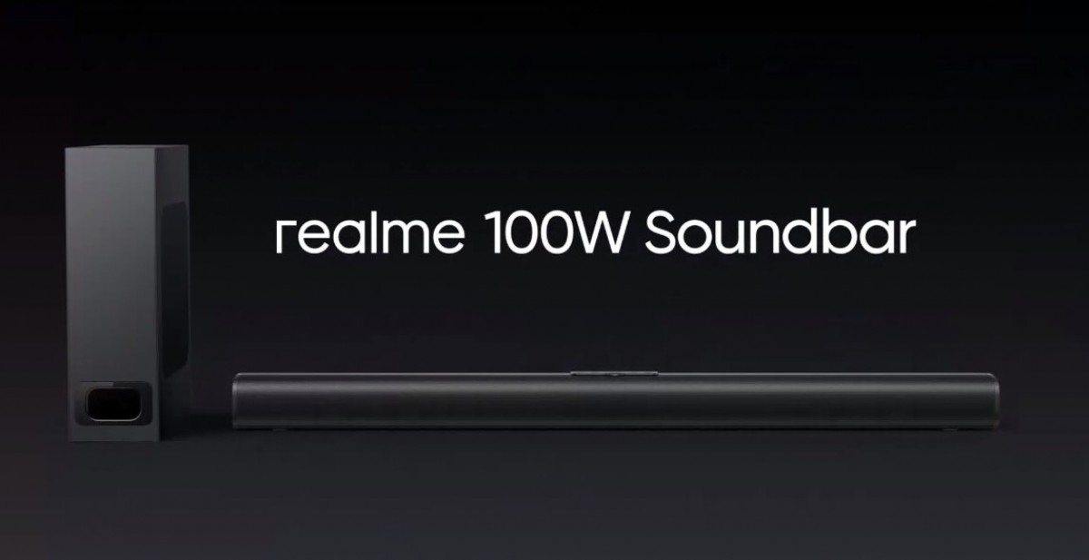 Realme Smart TV SLED 4K 55-inch, Realme 100W Soundbar